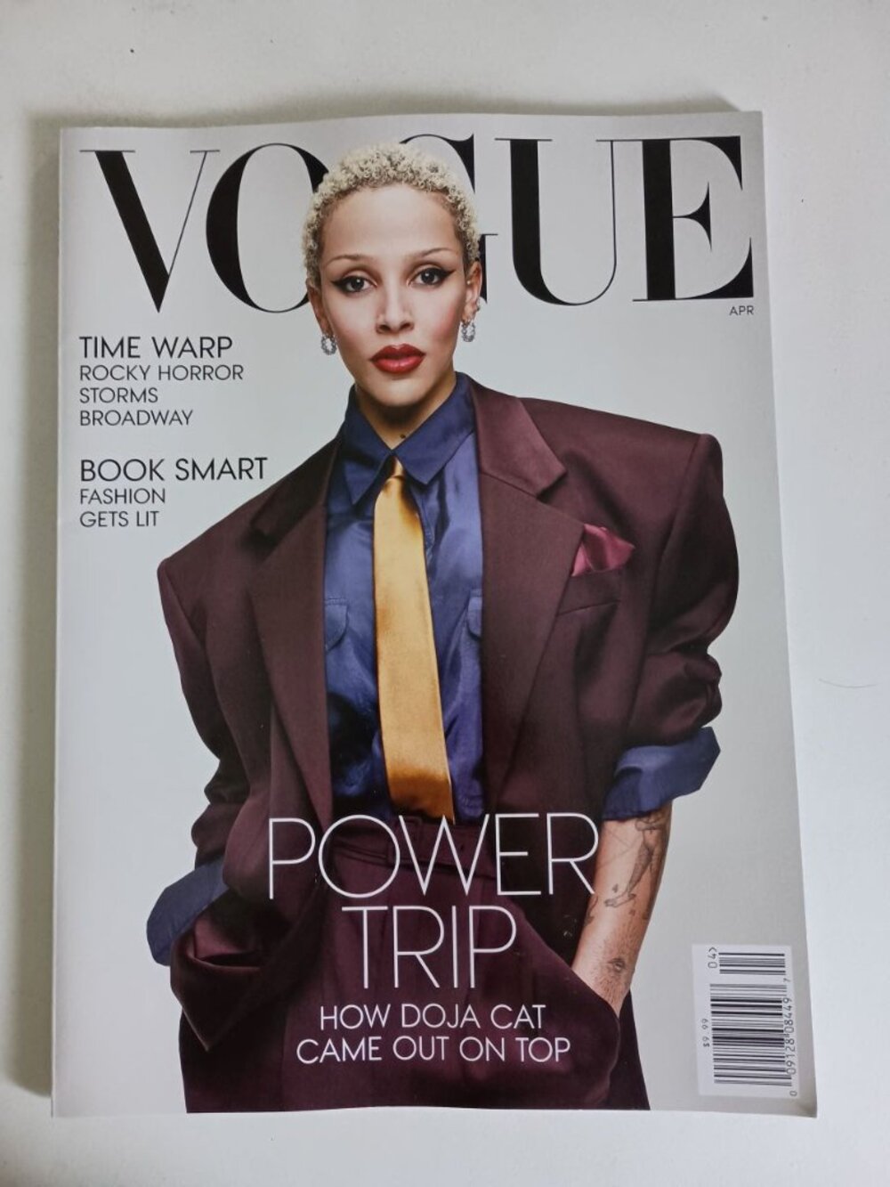 Vogue magazine April 2026 featuring Doja Cat